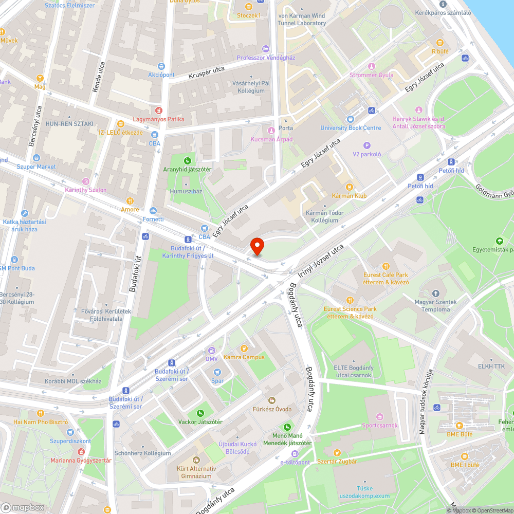 közműfedlap erősen billeg Karinthy út 44. bejelentés helye