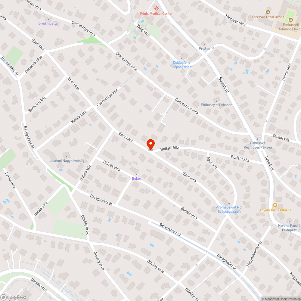 Víz folyik az út alól bejelentés helye