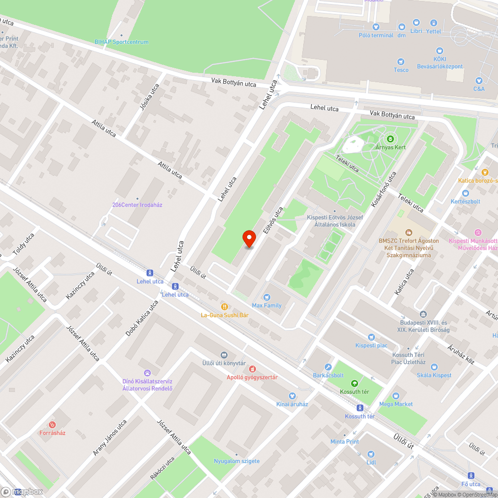 Fedél kiáll az úttestből bejelentés helye