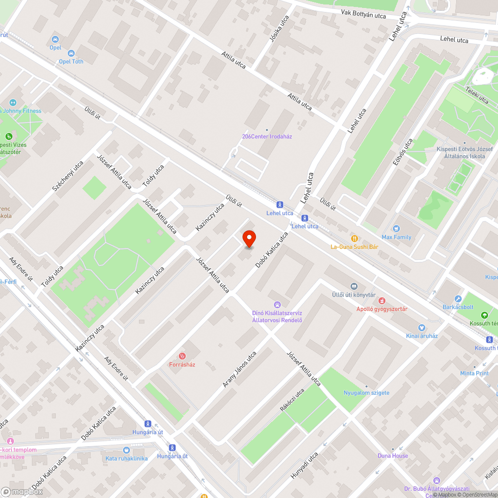 Balesetveszélyes járdaszakasz bejelentés helye