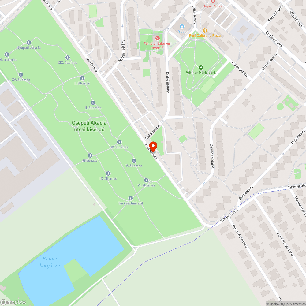 Zöldhulladék bejelentés helye