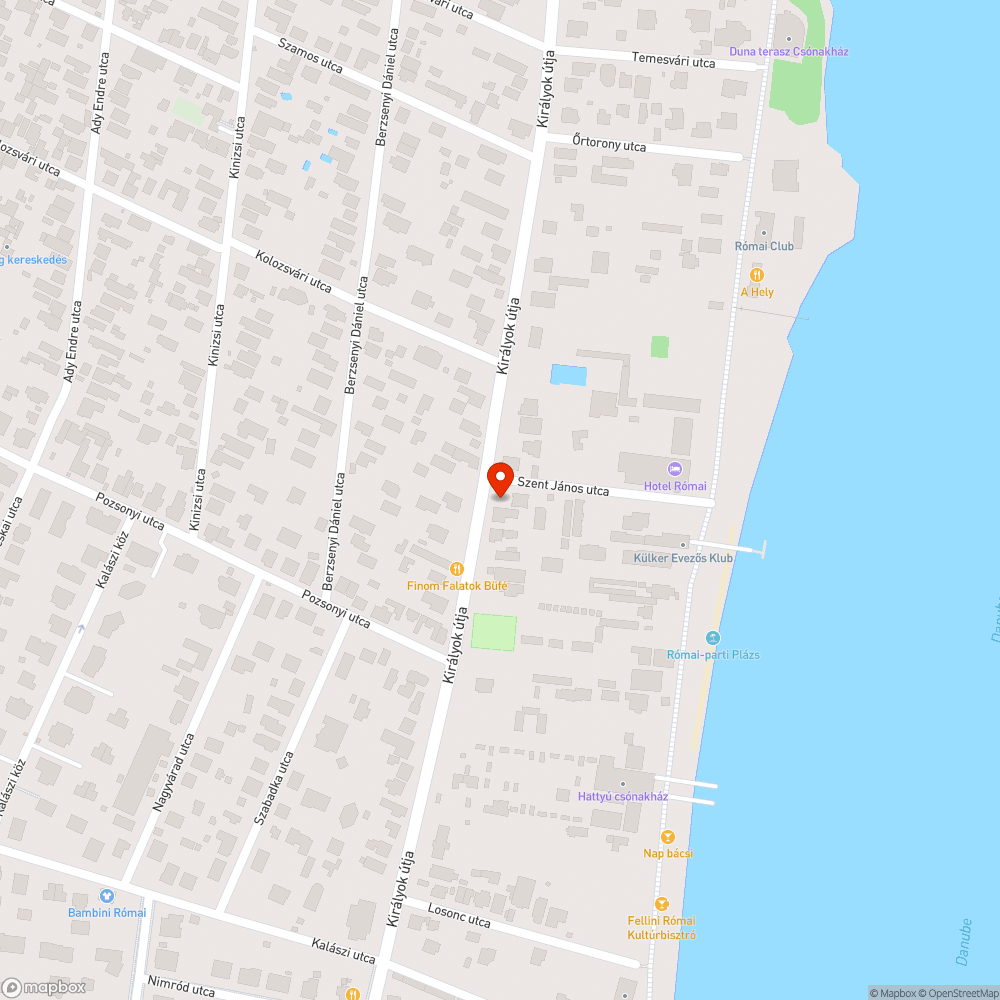 Kátyú bejelentés helye