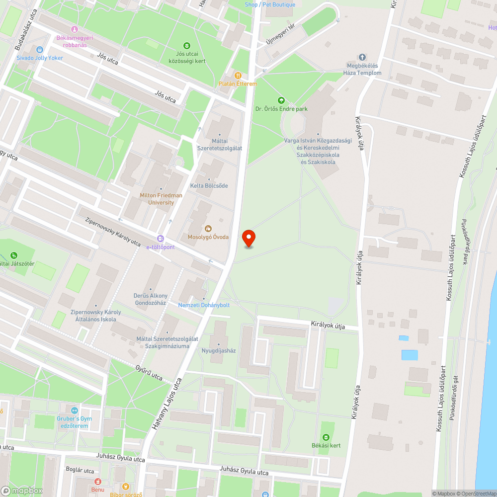 Kiszáradt facsemete bejelentés helye