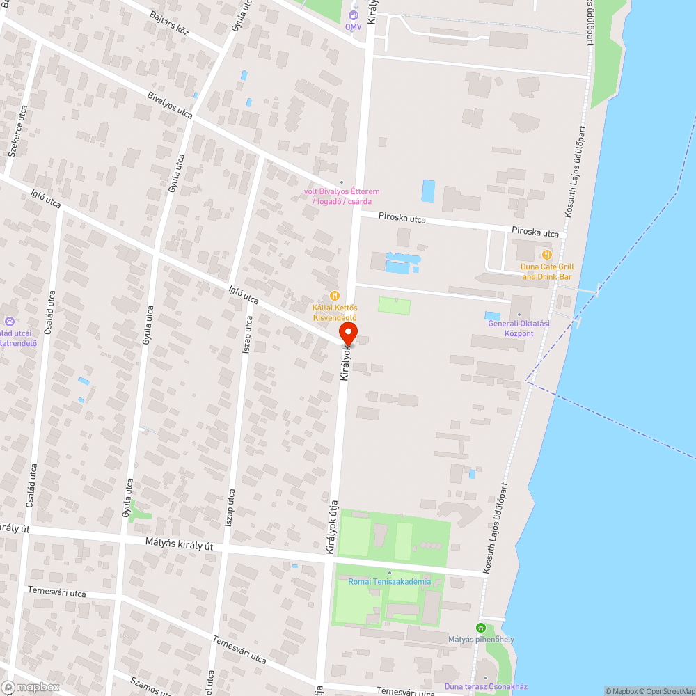 Megsüllyedt fedél bejelentés helye