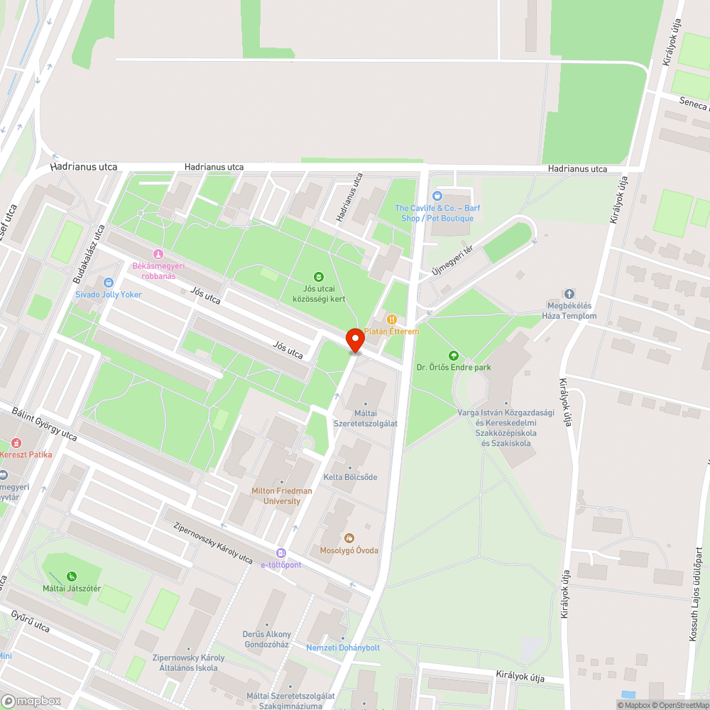 Balra kitett behajtani tilos tábla - Kelta utca Jós utca sarok bejelentés helye