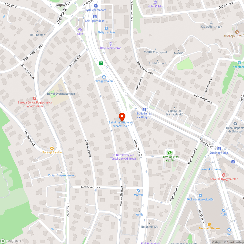 Lakó-pihenő övezet jelzőtábla Budaörsi út 17. bejelentés helye