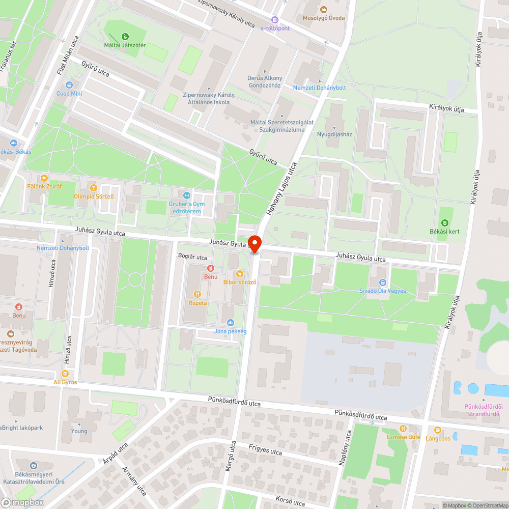 Leparkolt zöldterület bejelentés helye