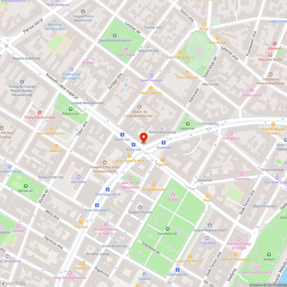 Kidőlni készülő, mozgó oszlop bejelentés helye