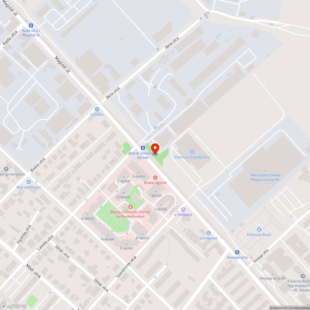 Rozsdás lámpa bejelentés helye