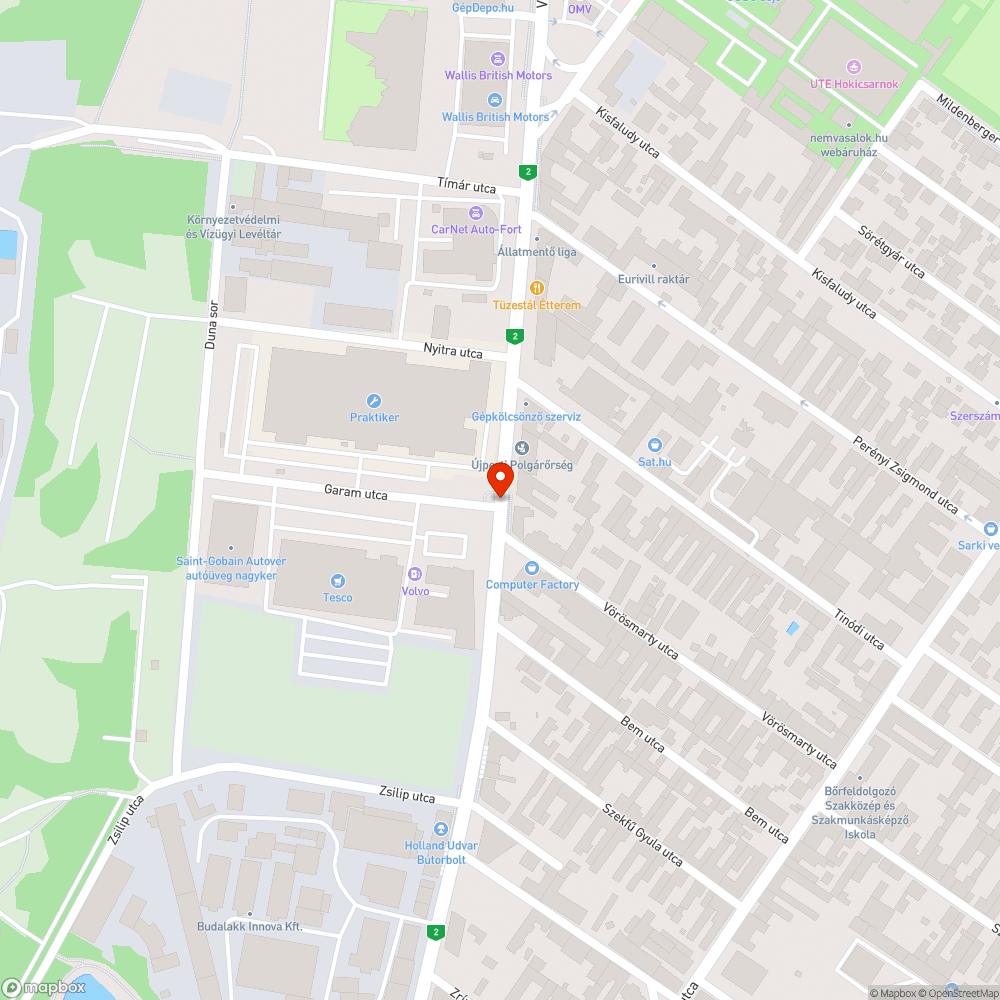 Láthatatlanná lekopott zebra-fölfestés bejelentés helye