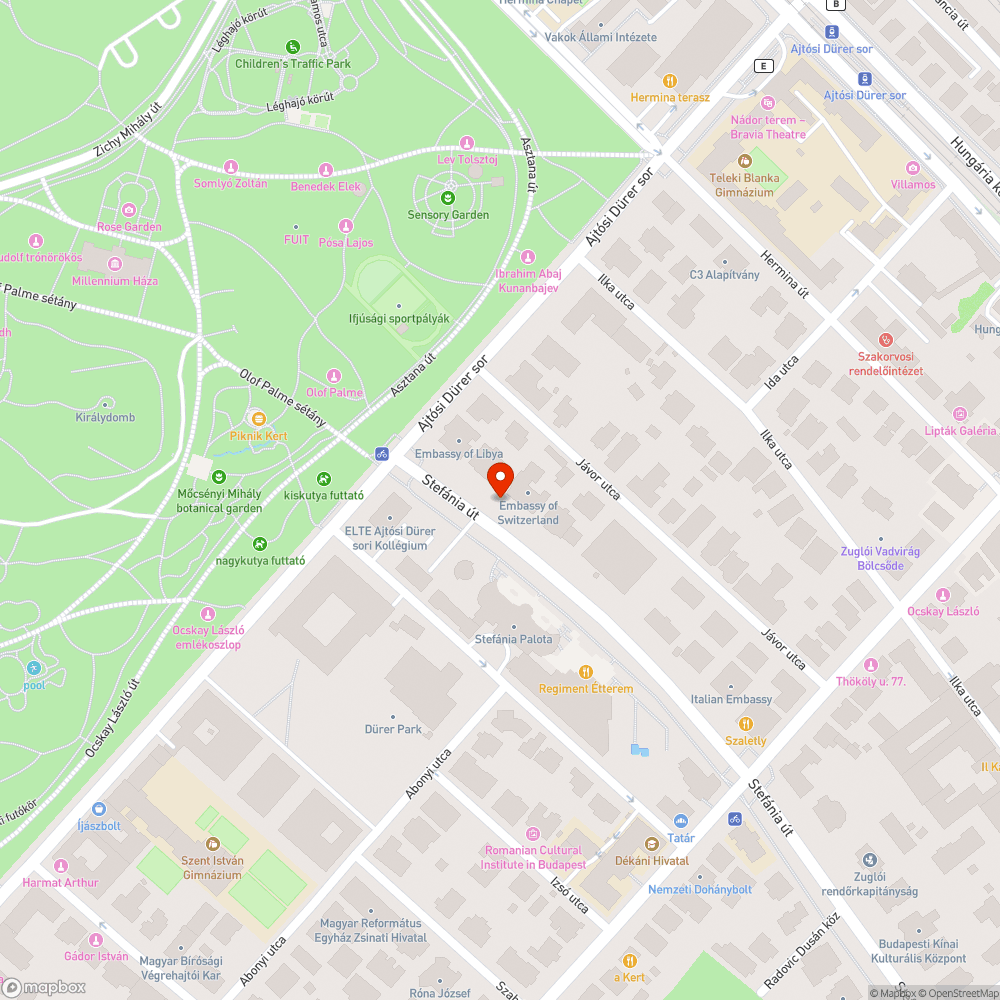 Rozzant kuka bejelentés helye