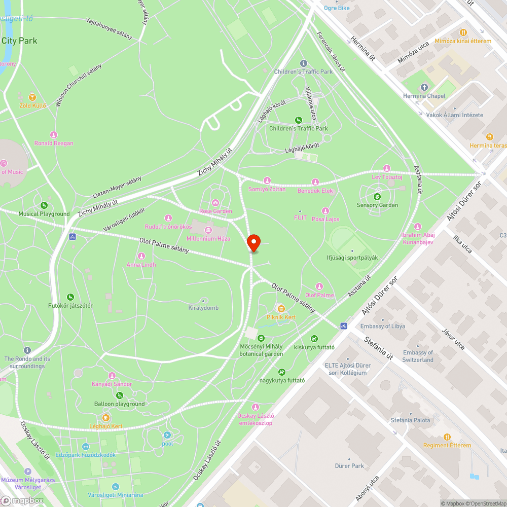 Halott fa bejelentés helye