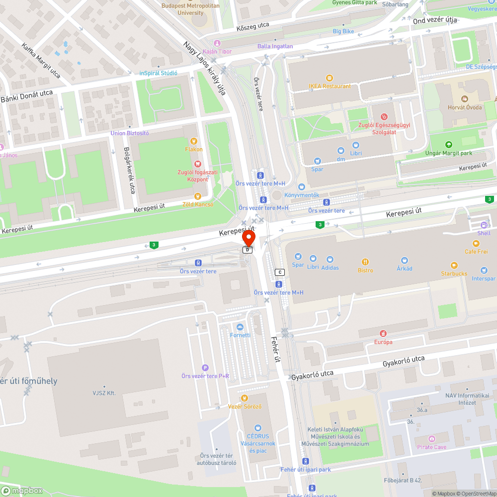 Graffiti a lejáraton bejelentés helye