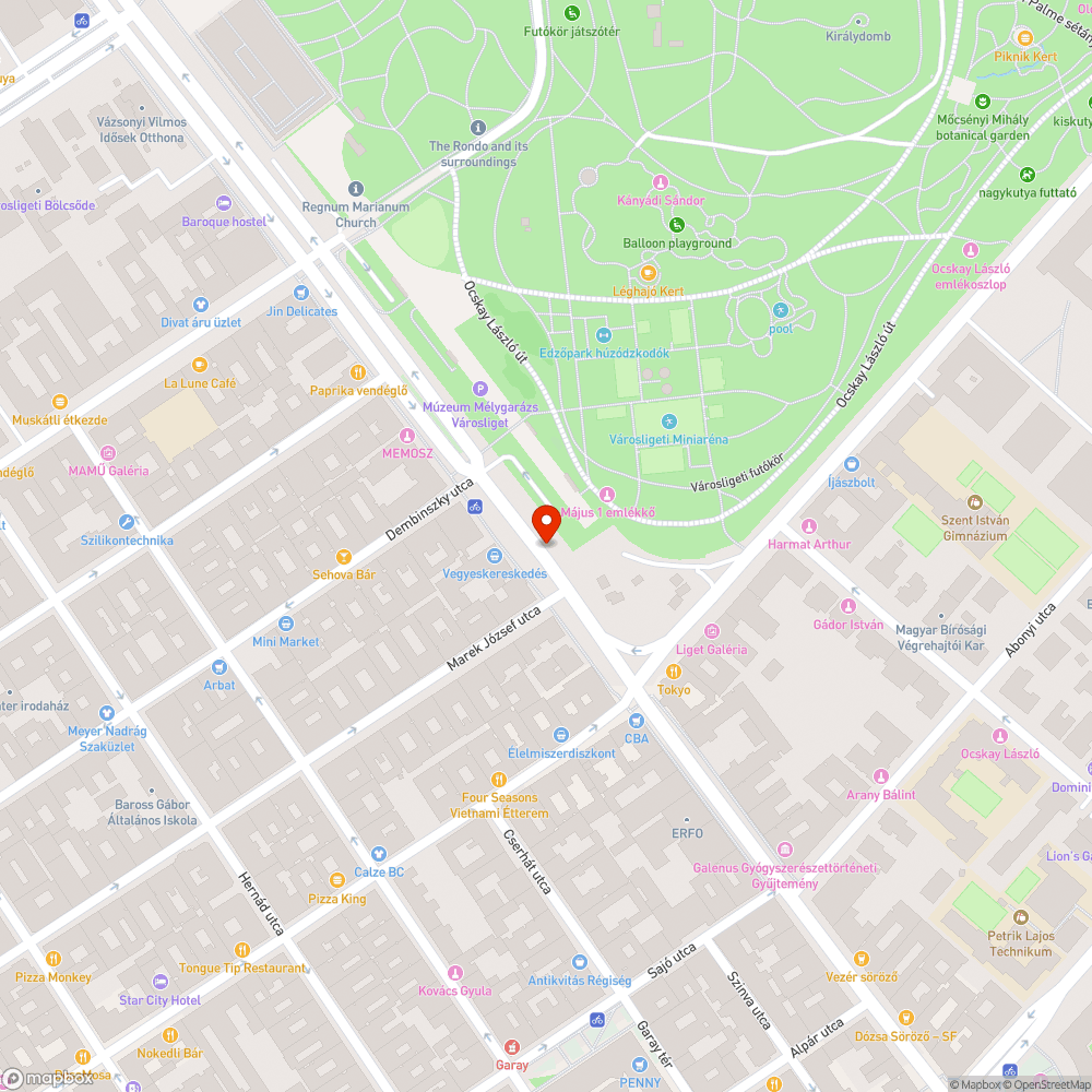 Kidöntött poller bejelentés helye