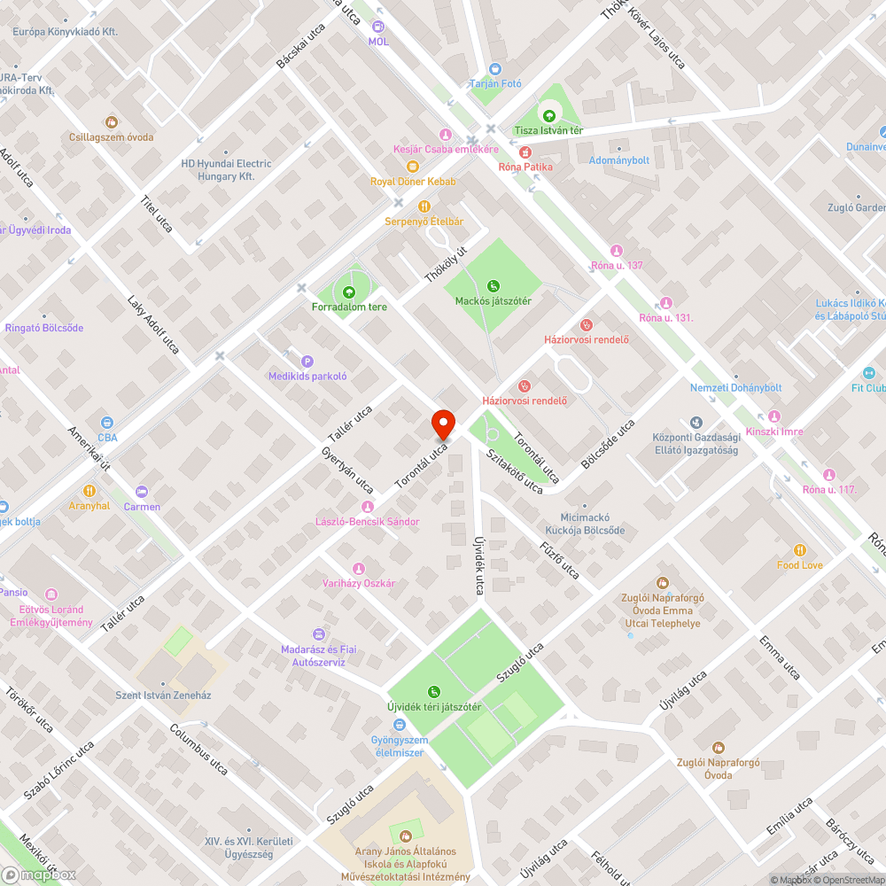 Halott fatörzs bejelentés helye