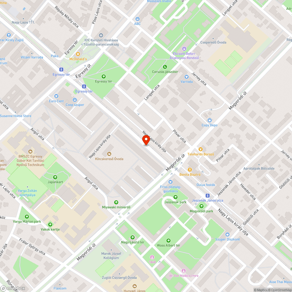 Halott fa bejelentés helye