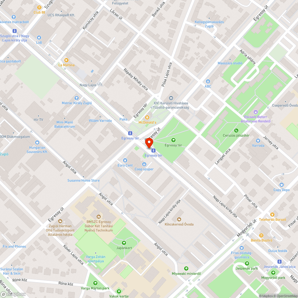 Sötét lámpa bejelentés helye