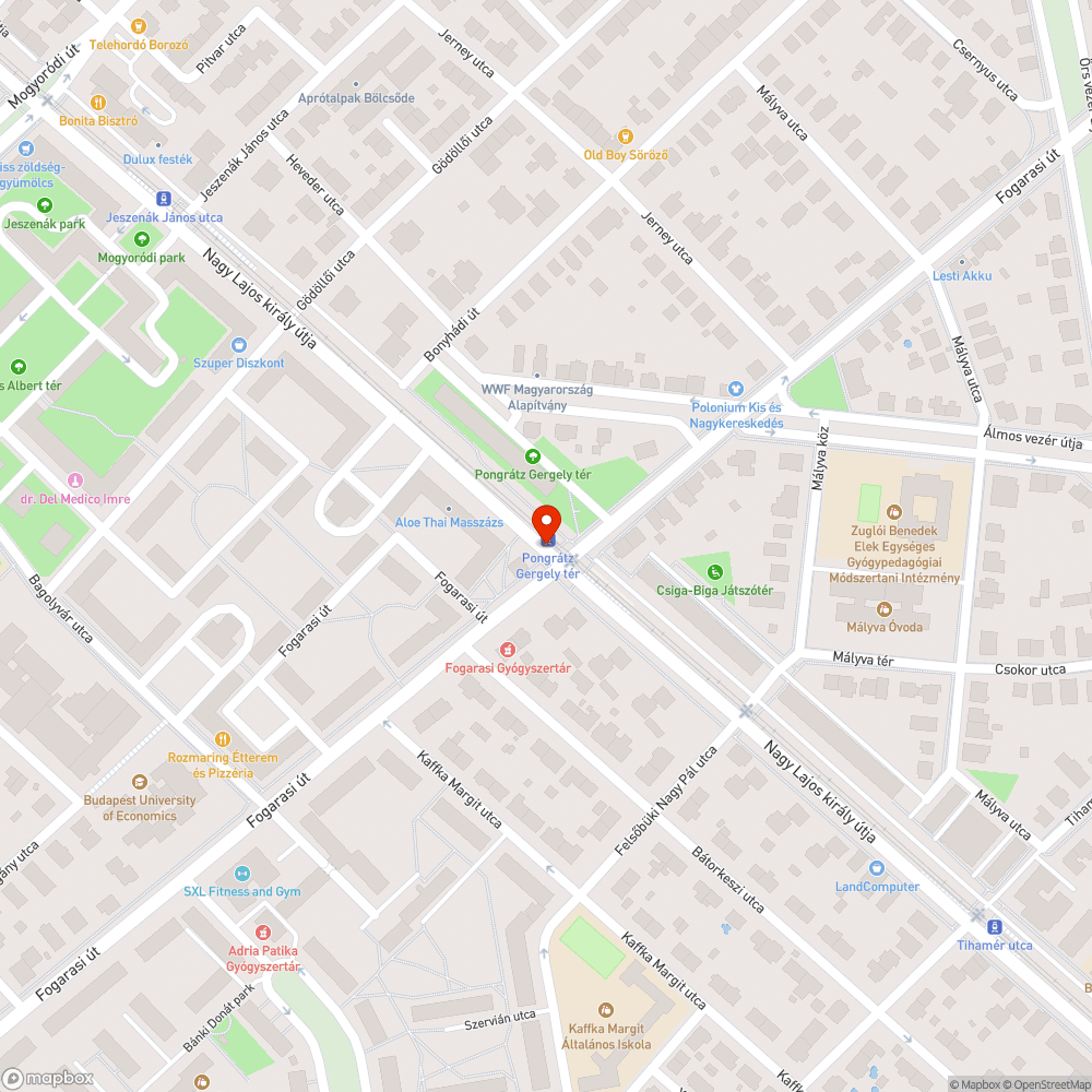 Sötét lámpa bejelentés helye