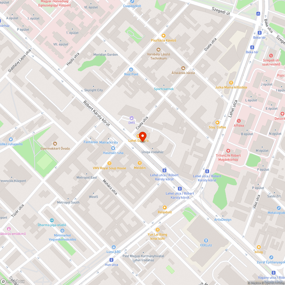 Sötét lámpa bejelentés helye