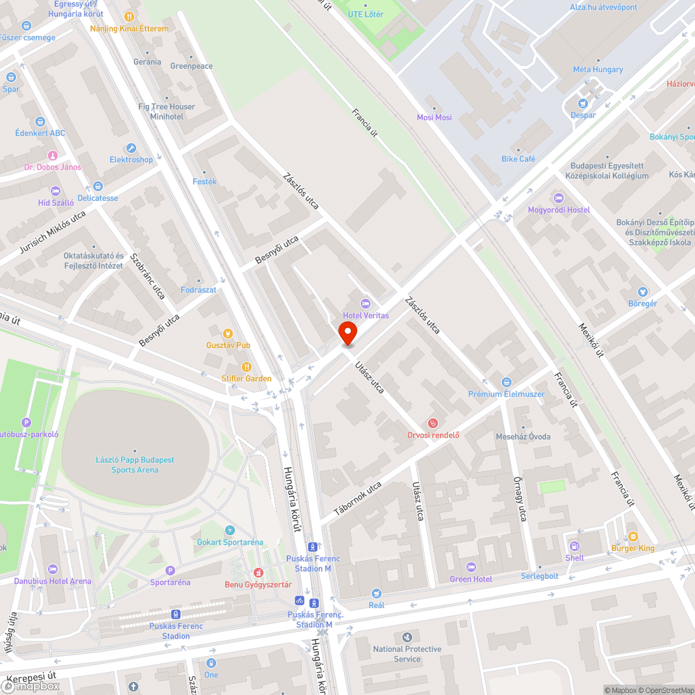 Üres oszlopok bejelentés helye