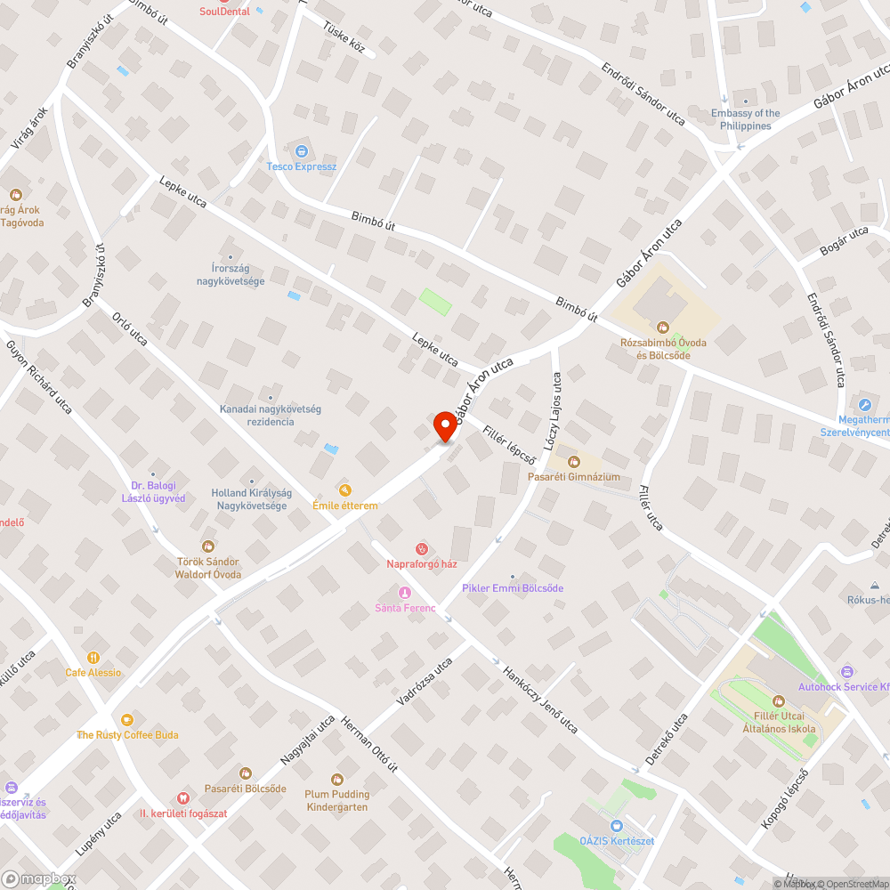 Halott fa bejelentés helye