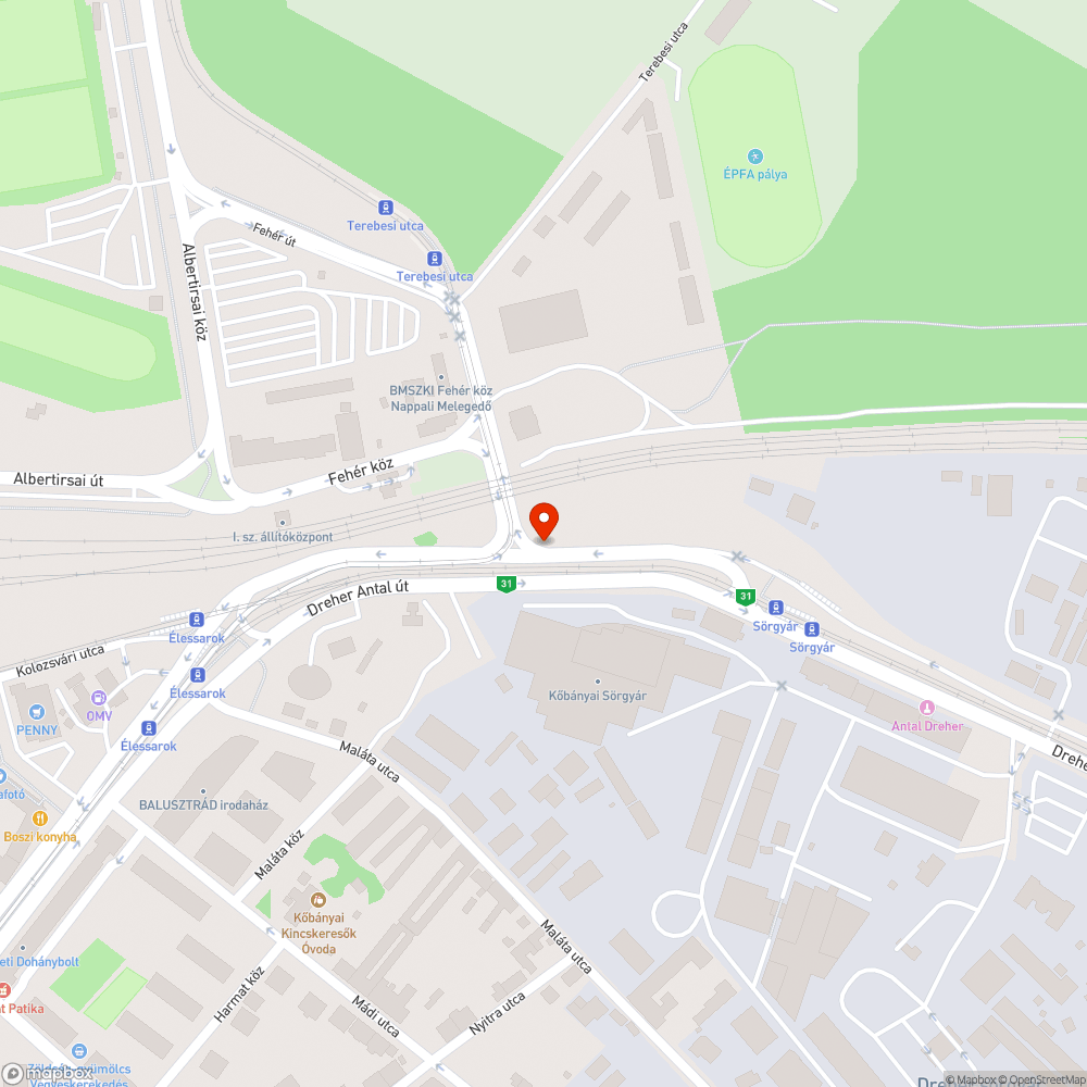 Hiányzó fényterelő? bejelentés helye