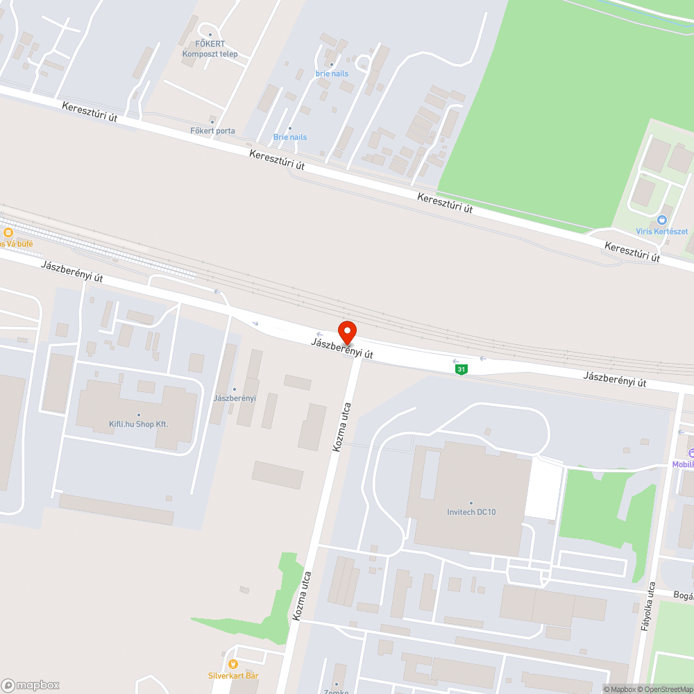 Hiányzó fényterelő bejelentés helye