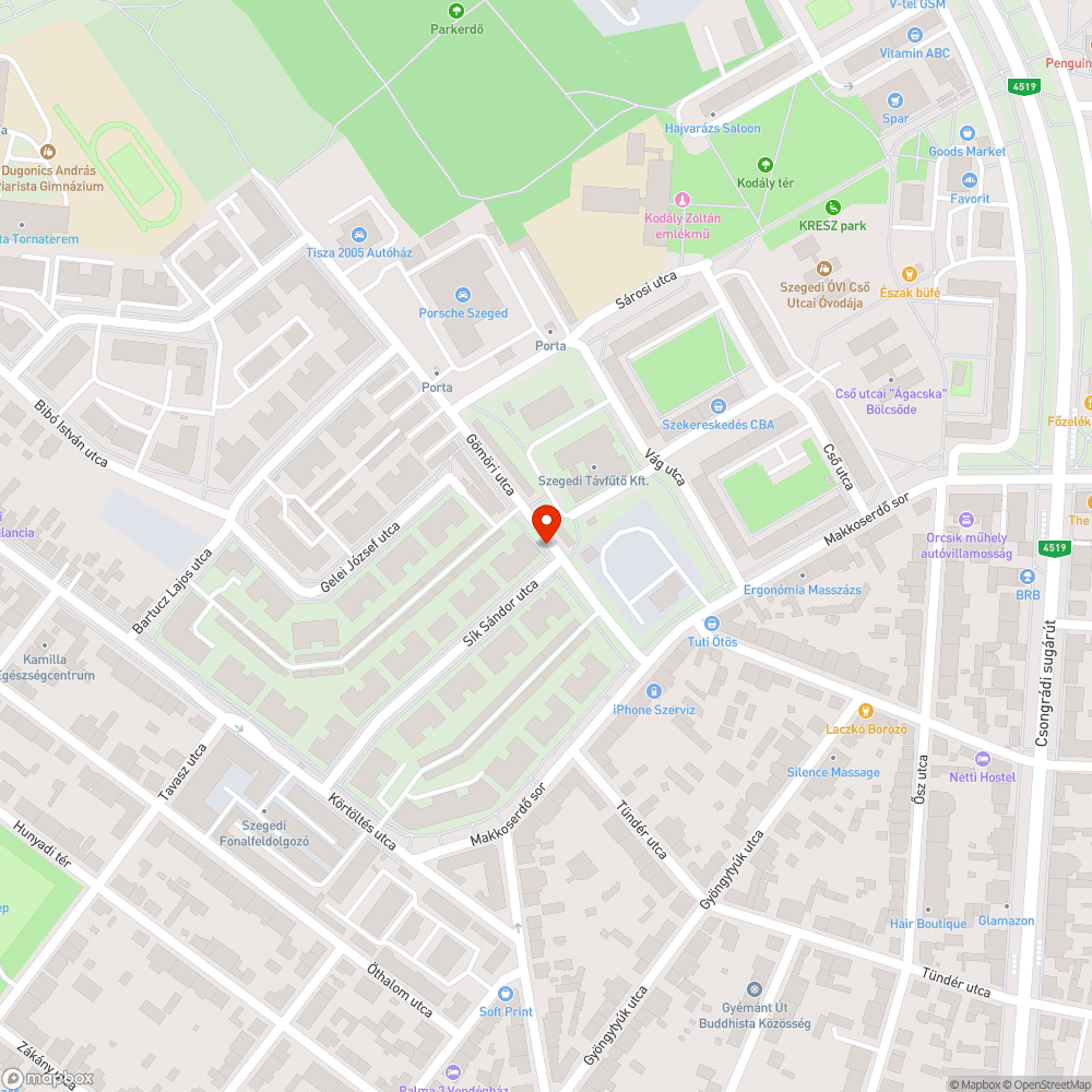 Autógumik félig elásva bejelentés helye