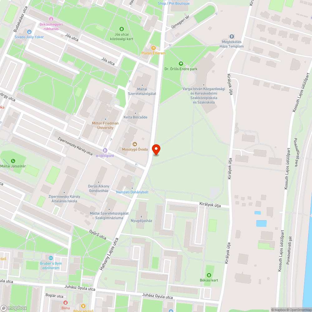 Halott fa bejelentés helye