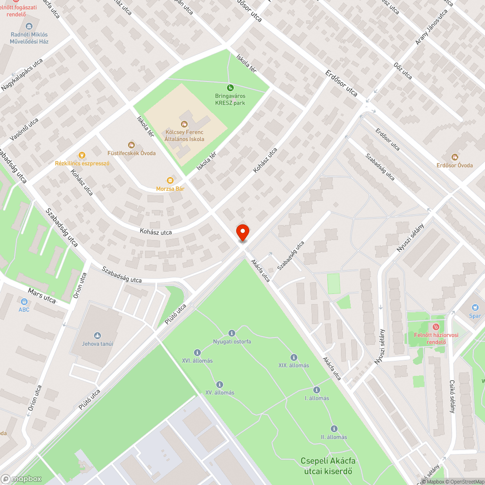 Rozsdás szekrény bejelentés helye