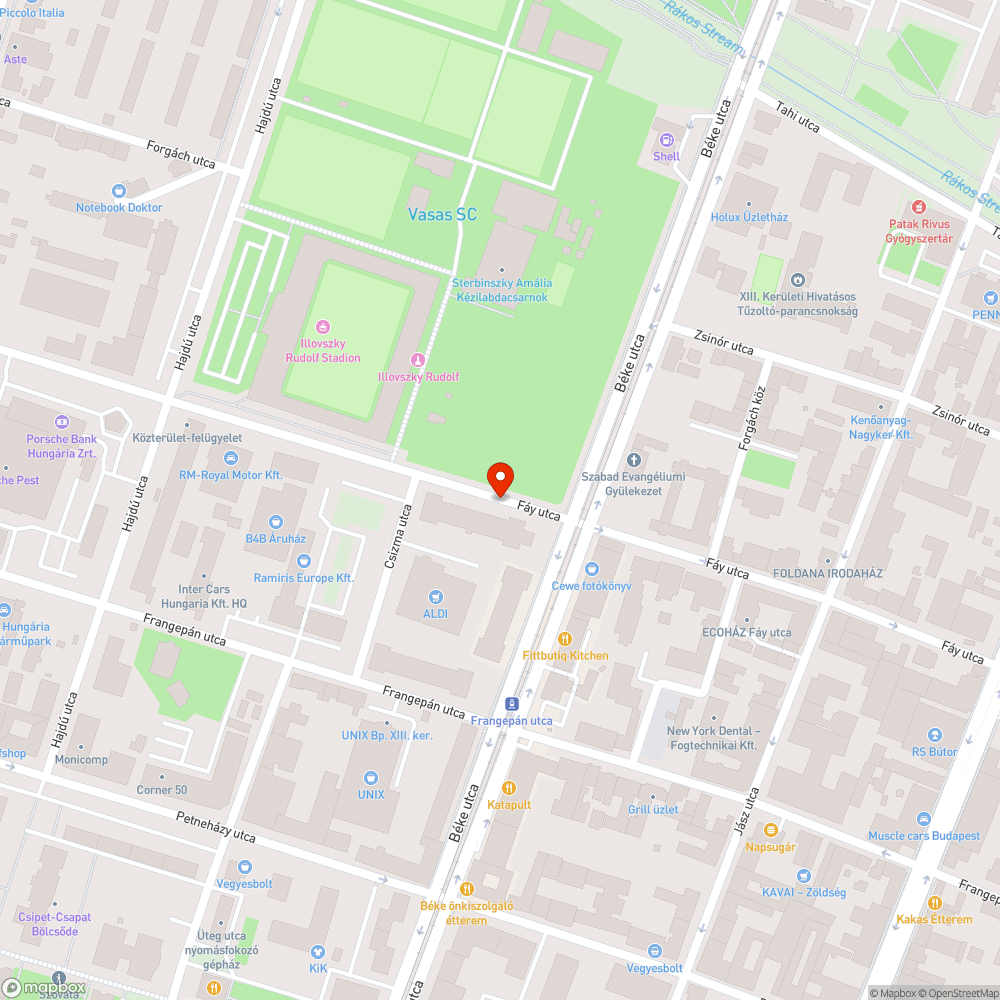 Halott fatörzs bejelentés helye