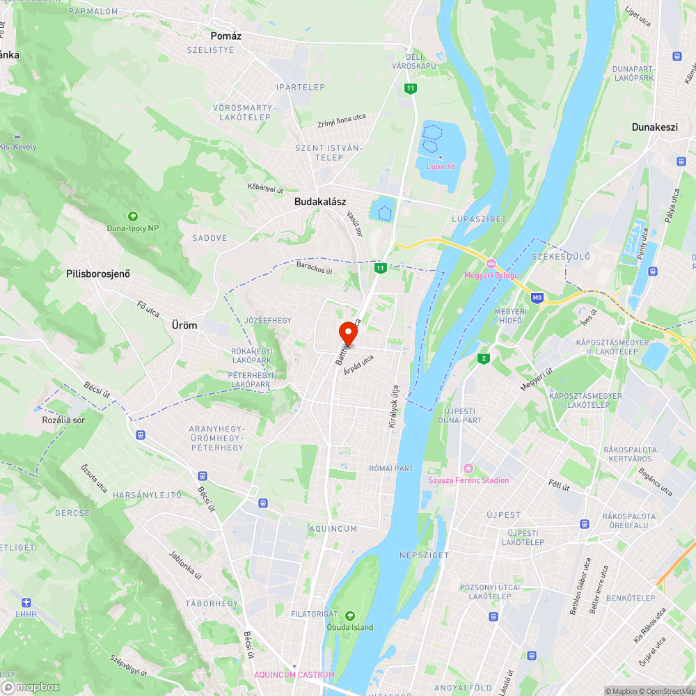 Hiányzó esőbeálló bejelentés helye