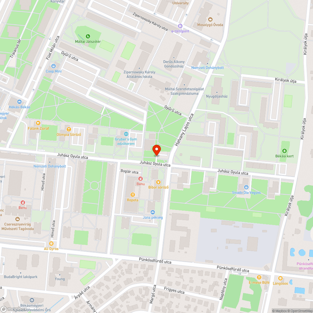 Kiégett bejelentés helye