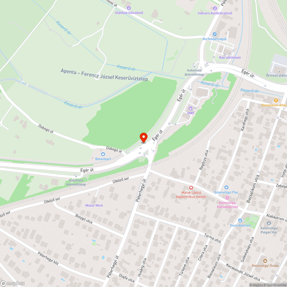 tábla, nyomógomb és zebra hiba bejelentés helye