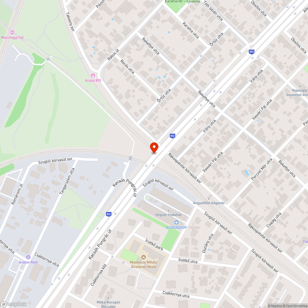 Gyalogútra lógó növényzet bejelentés helye