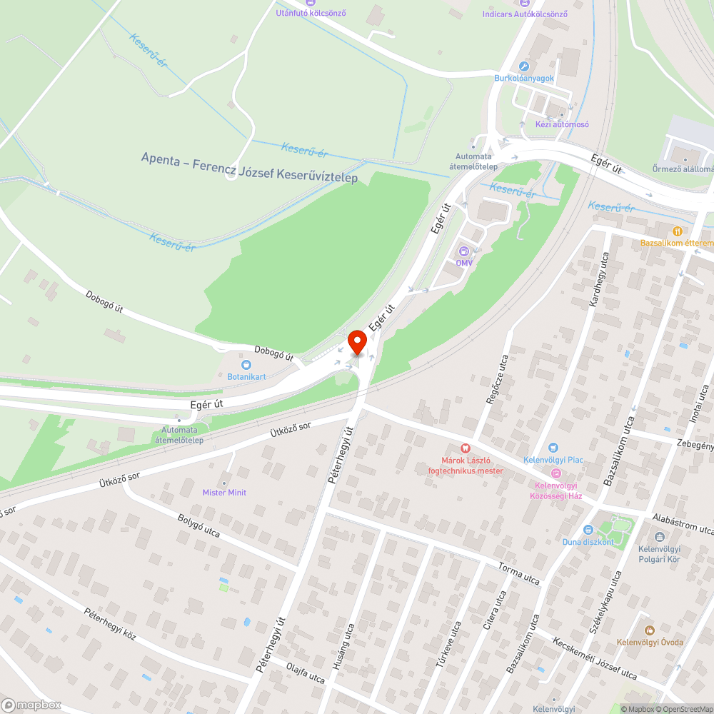 Koszos járda bejelentés helye