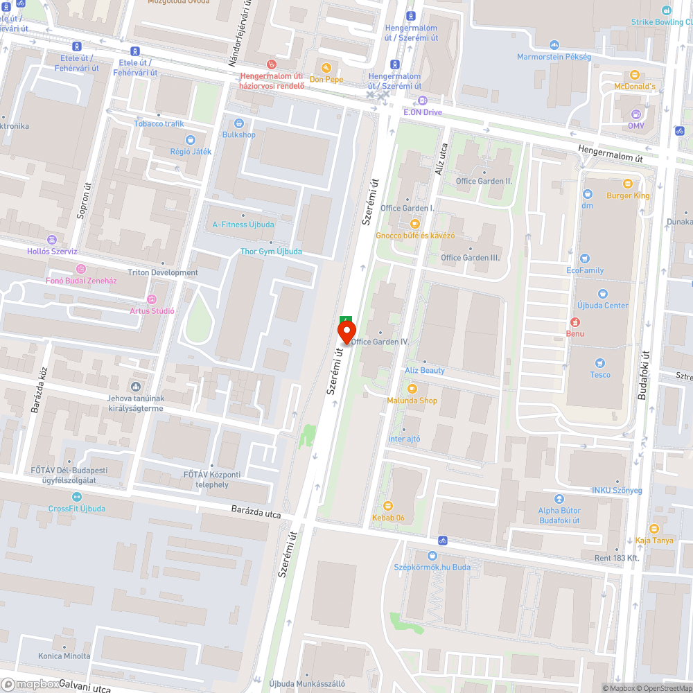 Sötét lámpa bejelentés helye