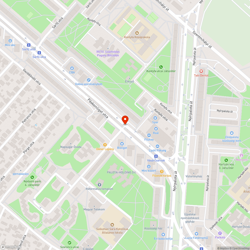 Veszélyes átjáró bejelentés helye