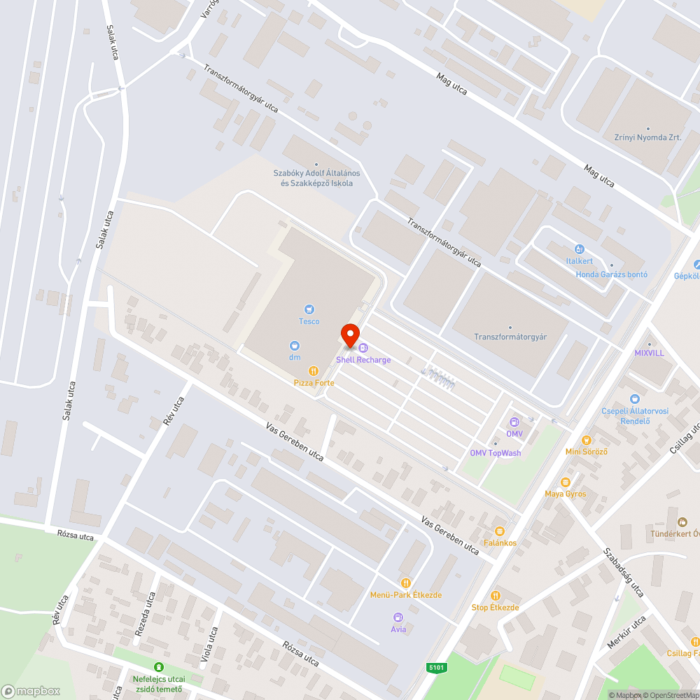 Tűzcsap átereszt bejelentés helye