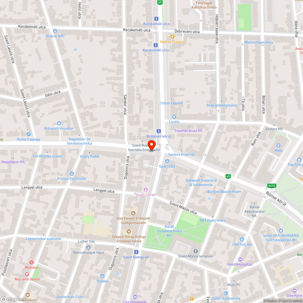 Kidöntött pollerek és tábla - Brüsszeli krt. 2. bejelentés helye