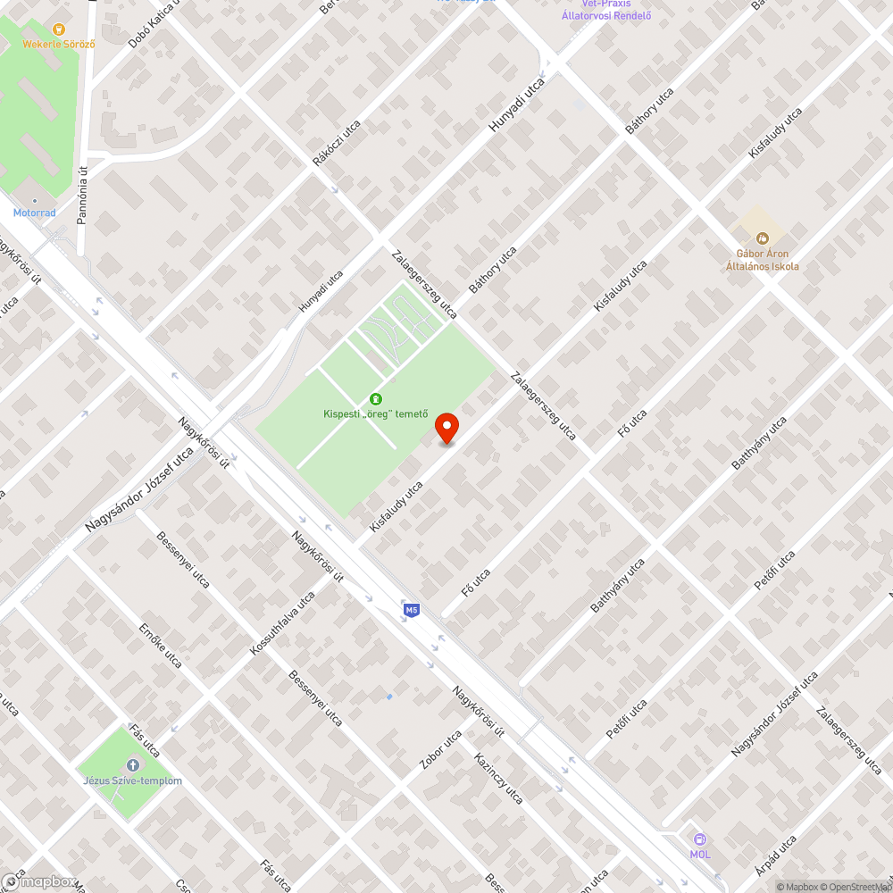 Megsüllyedt járda. bejelentés helye