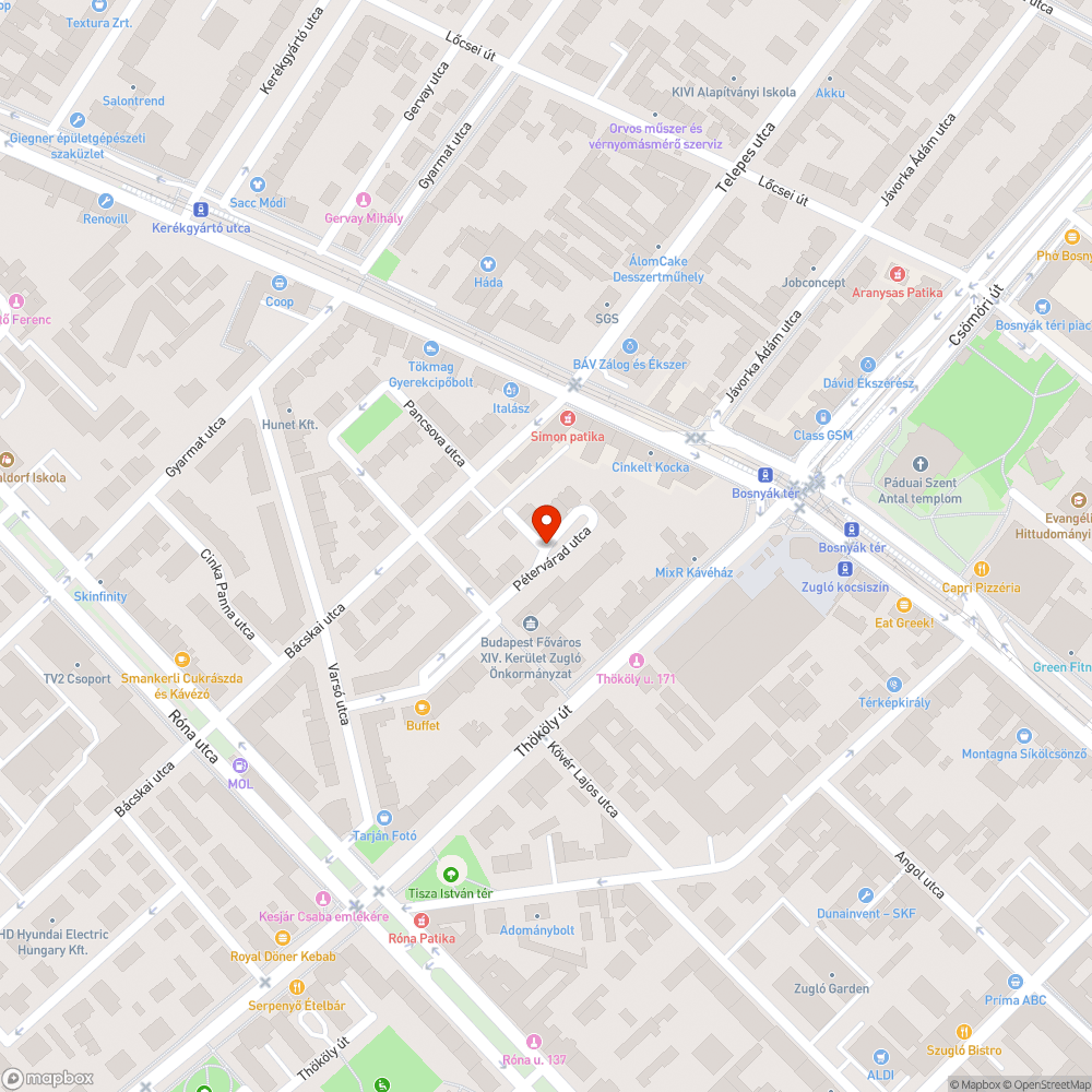 kiszáradt fa bejelentés helye