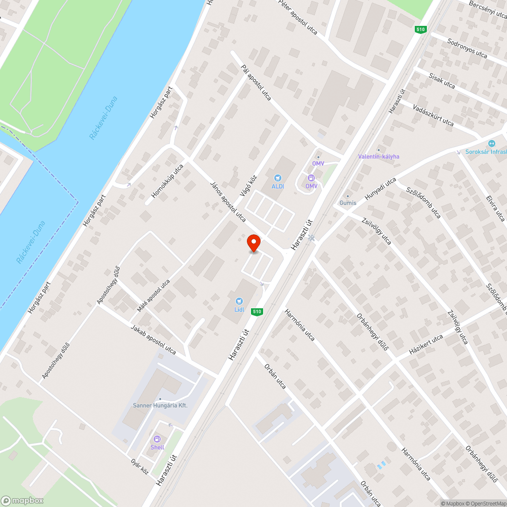 Totál sötét a Lidl parkoló bejelentés helye