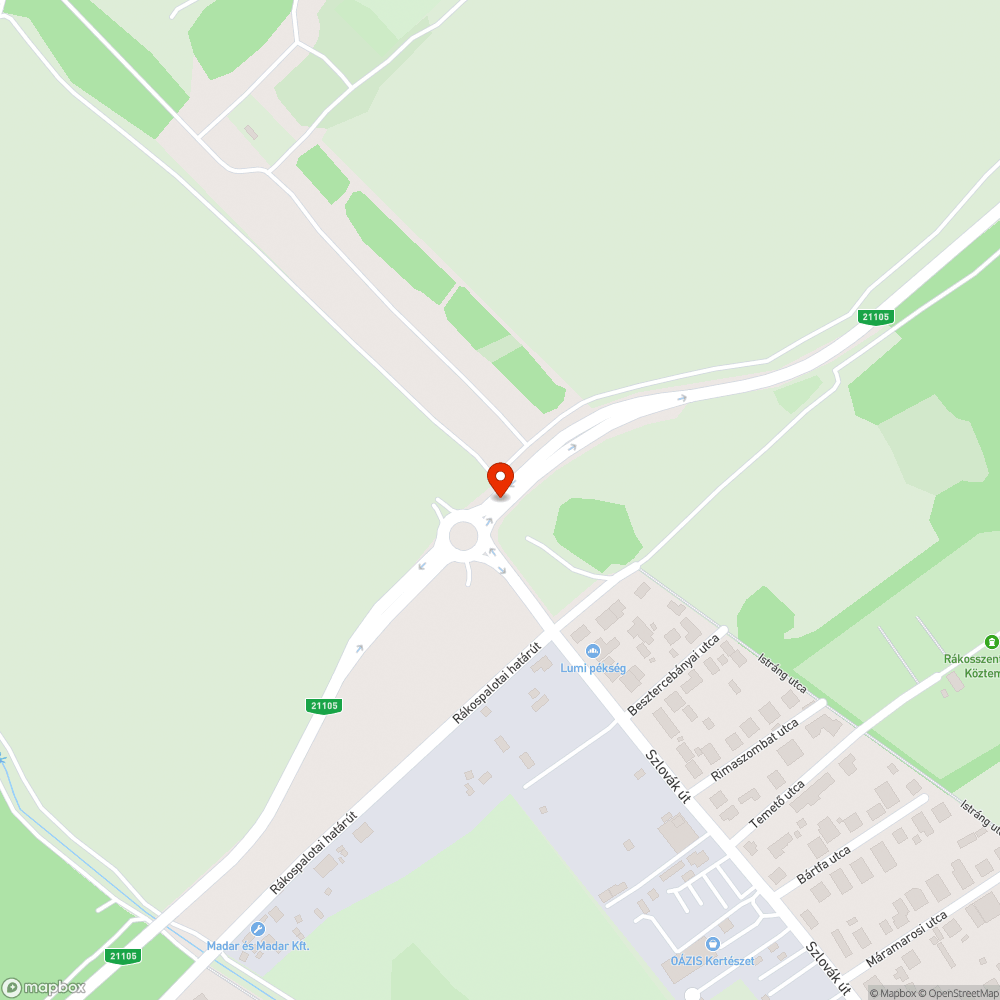 Inkonzisztens sebességkorlátozás bejelentés helye