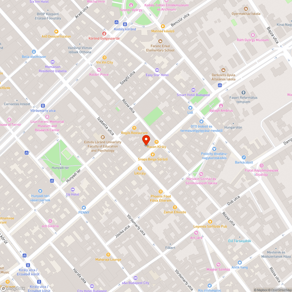 Kilazult kerékpártámaszok a Király utcában bejelentés helye