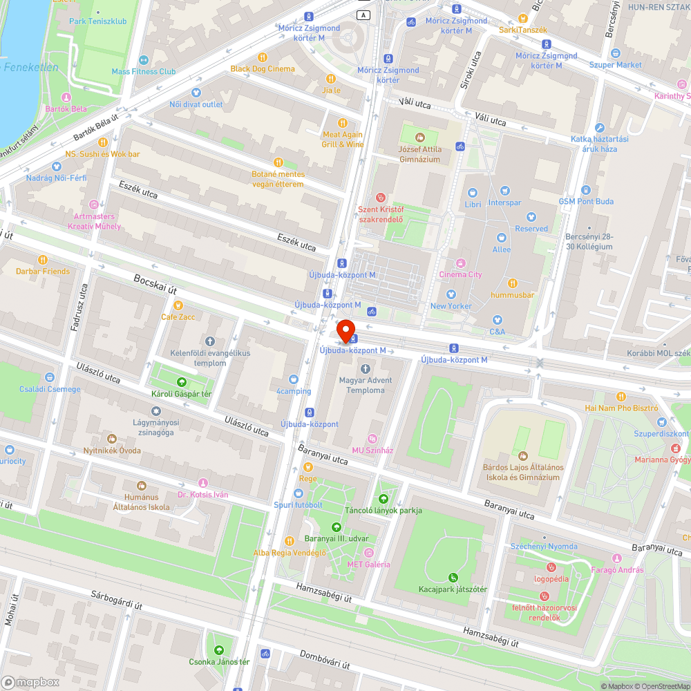 Hiányzó fényterelő bejelentés helye