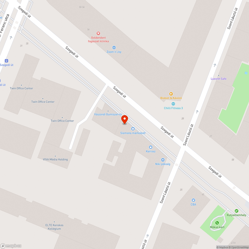 Kidobott matrac és autógumi bejelentés helye