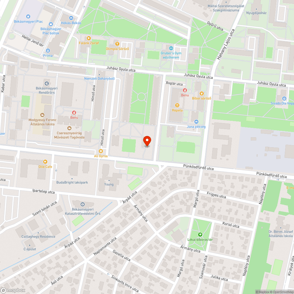 Régi utcanévtábla bejelentés helye