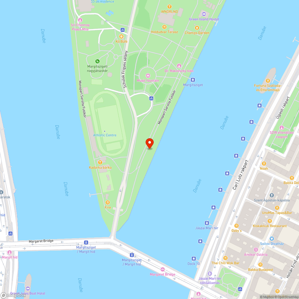 Margitsziget hulladékgyűjtők bejelentés helye