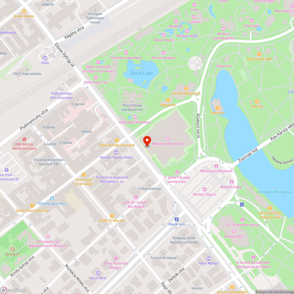 Hiányzó fák bejelentés helye